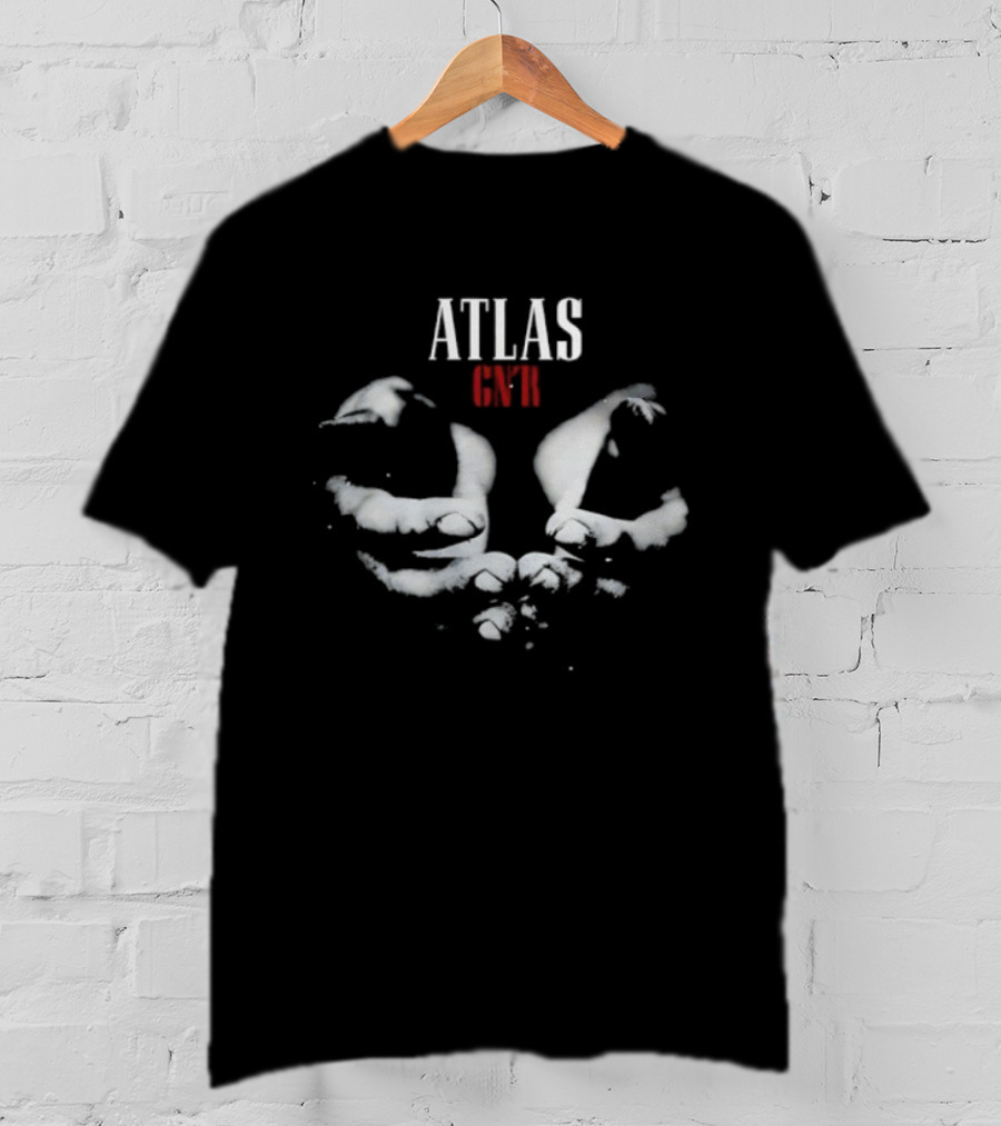 Atlas Guns N Roses Skull Artwork T-Shirt