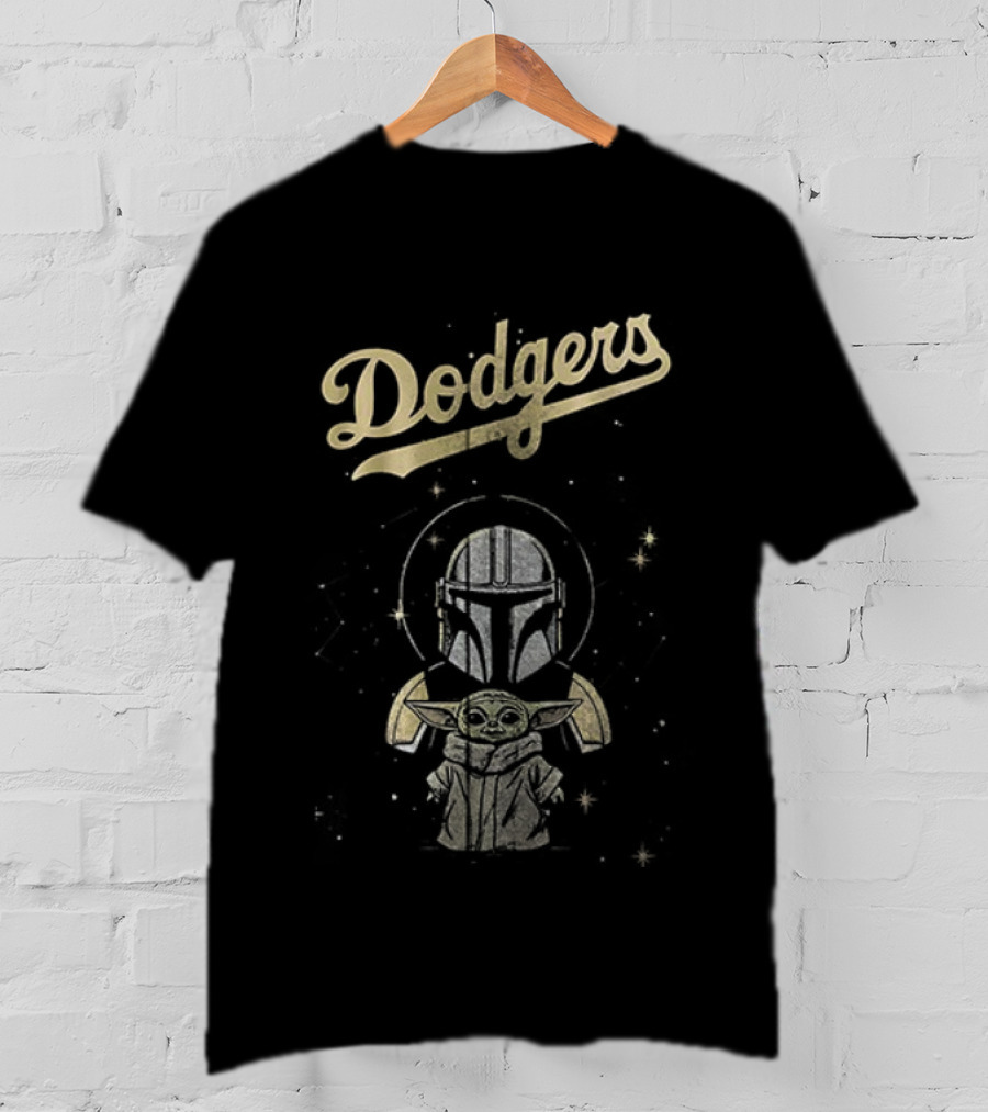 Los Angeles Dodgers Mandalorian Grogu This Is The Way T-Shirt