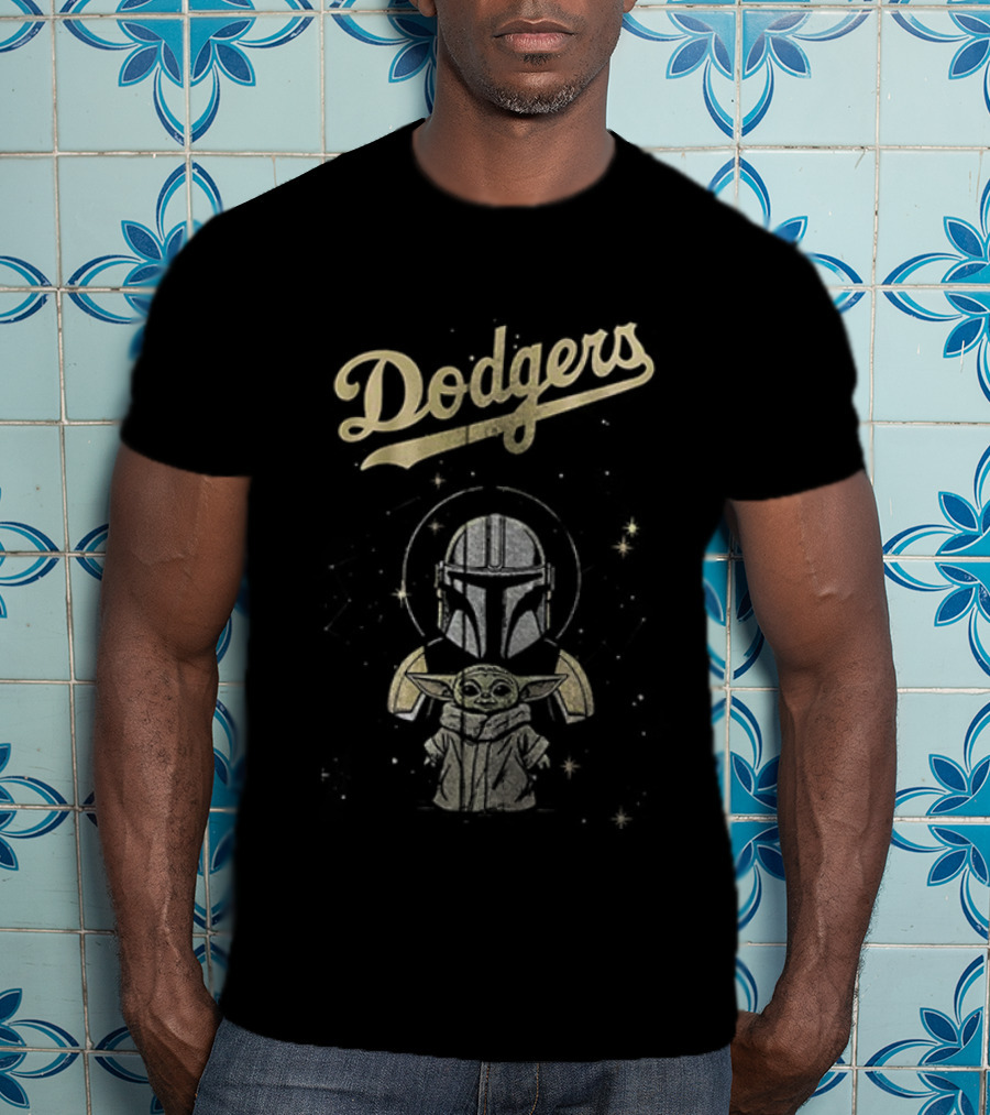 Los Angeles Dodgers Mandalorian Grogu This Is The Way T-Shirt