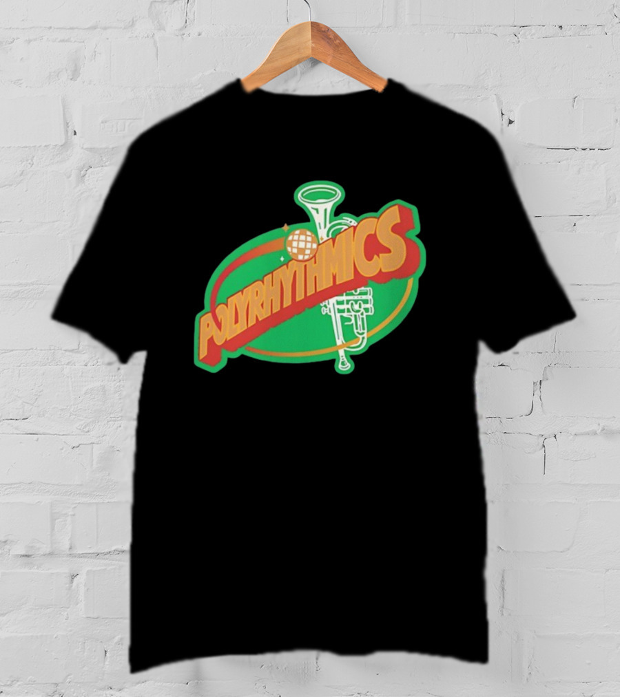 Polyrhythmics Funk Band Musical Instrument Retro Style T-Shirt