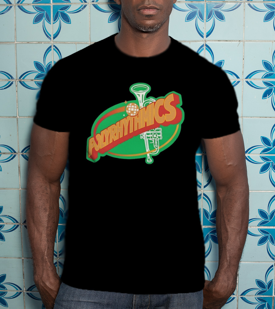 Polyrhythmics Funk Band Musical Instrument Retro Style T-Shirt