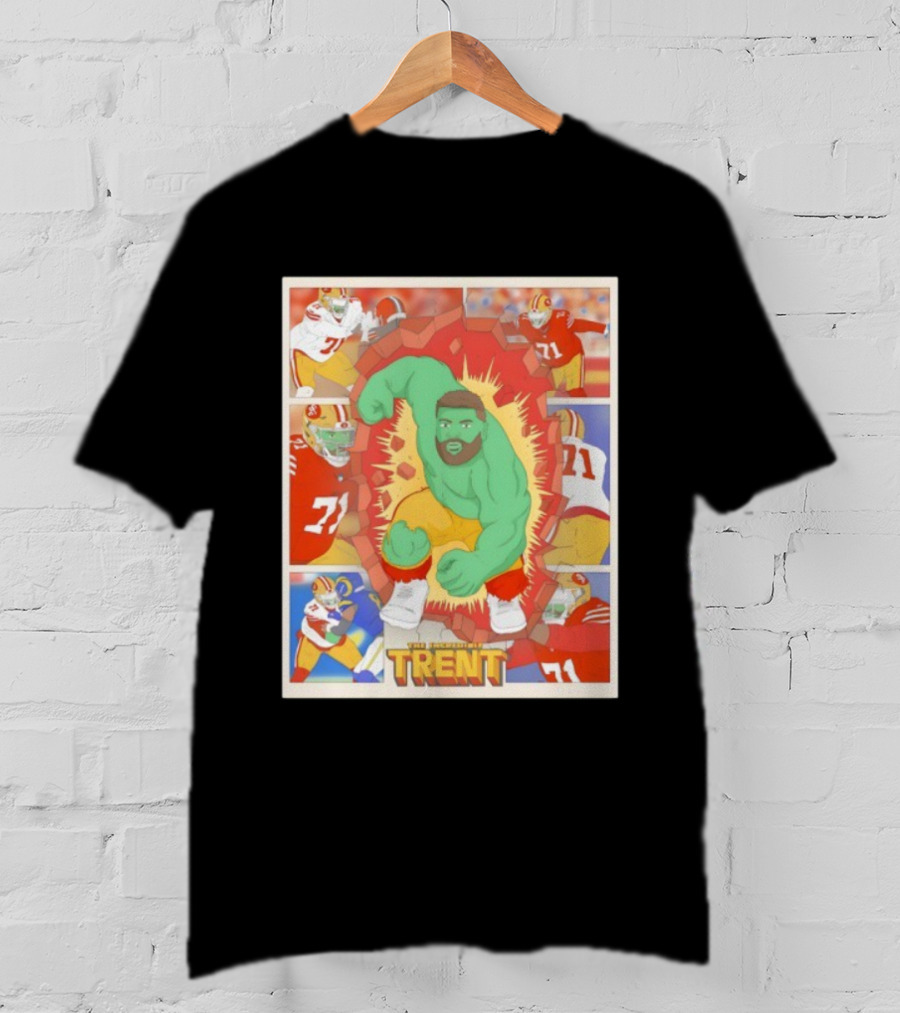 Hulk Trent Williams San Francisco 49ers Incredible Football Hero T-Shirt