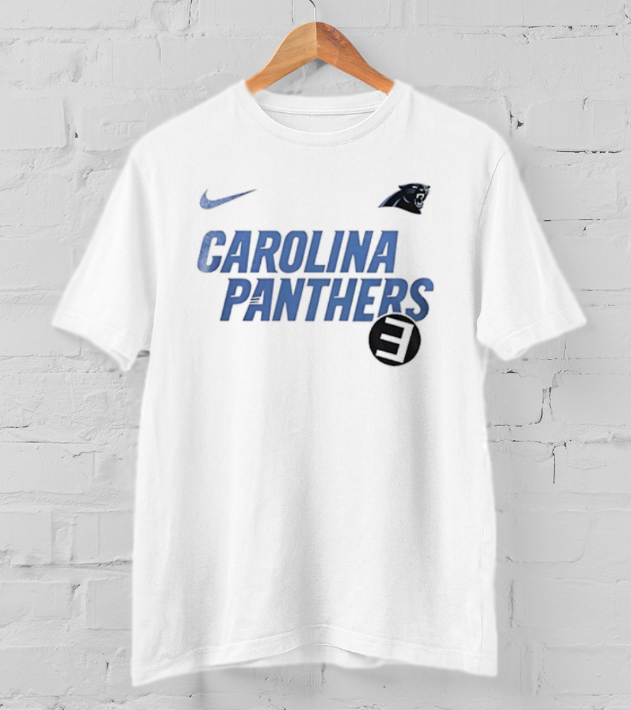 Nike Carolina Panthers Eminem Collaboration T-Shirt