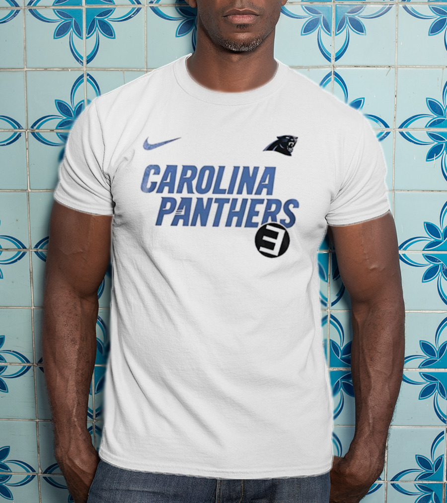 Nike Carolina Panthers Eminem Collaboration T-Shirt