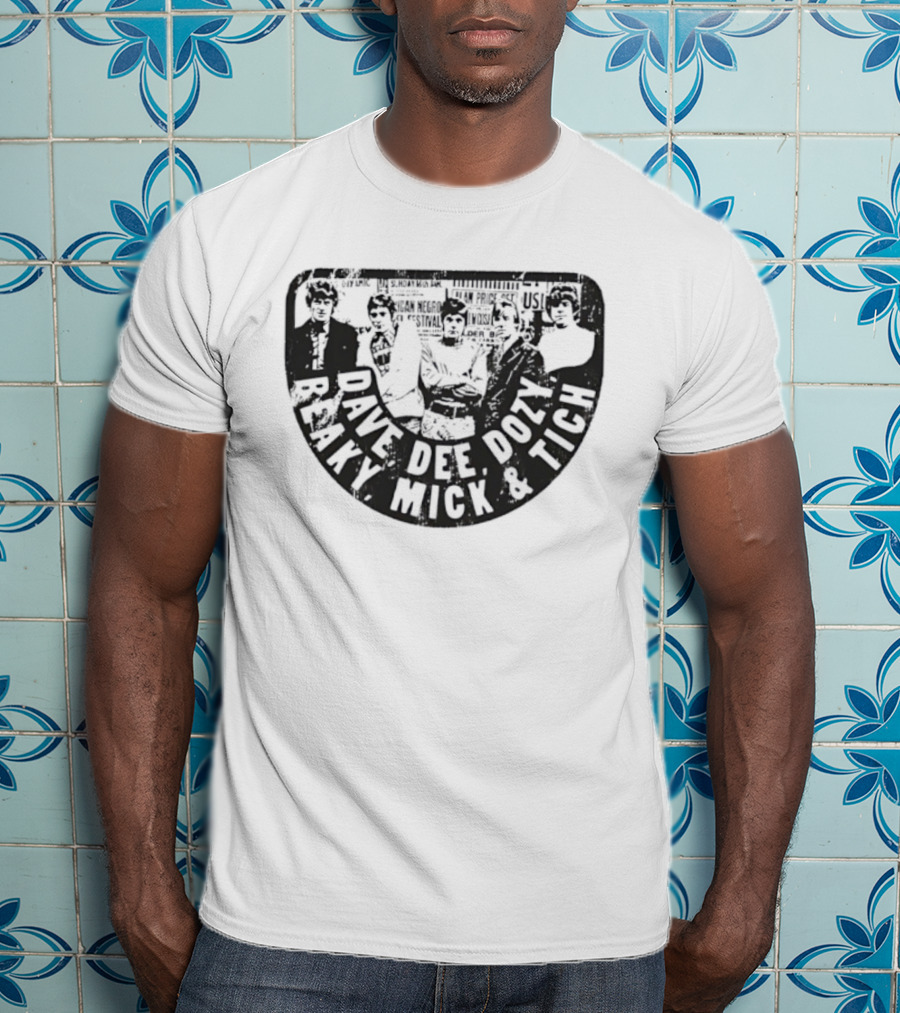 Dave Dee Dozy Beaky Mick And Tich Retro Band Name T-Shirt