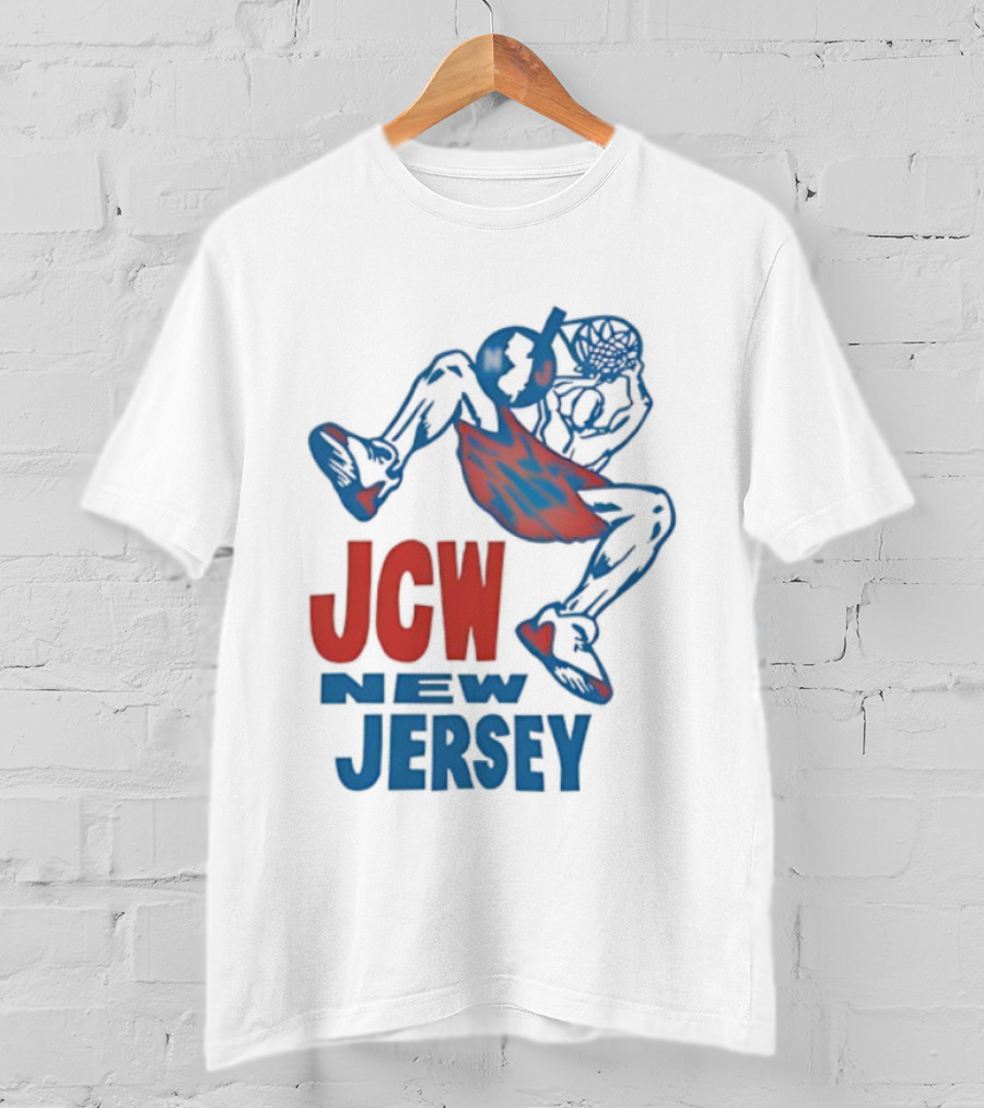 JCW Juggalo Championship Wrestling New Jersey Vintage Basketball Aesthetic T-Shirt