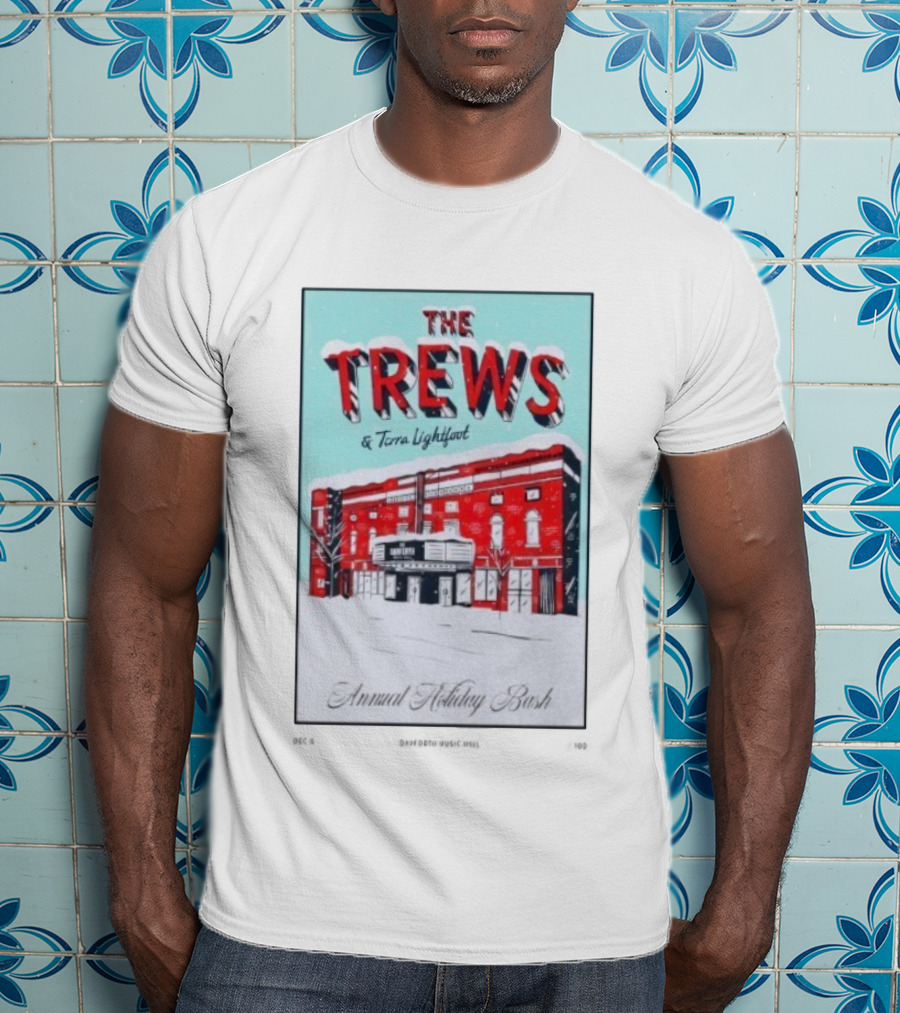 The Trews Terra Lightfoot Annual Holiday Bash Danforth Music Hall December 6 2025 Concert T-Shirt