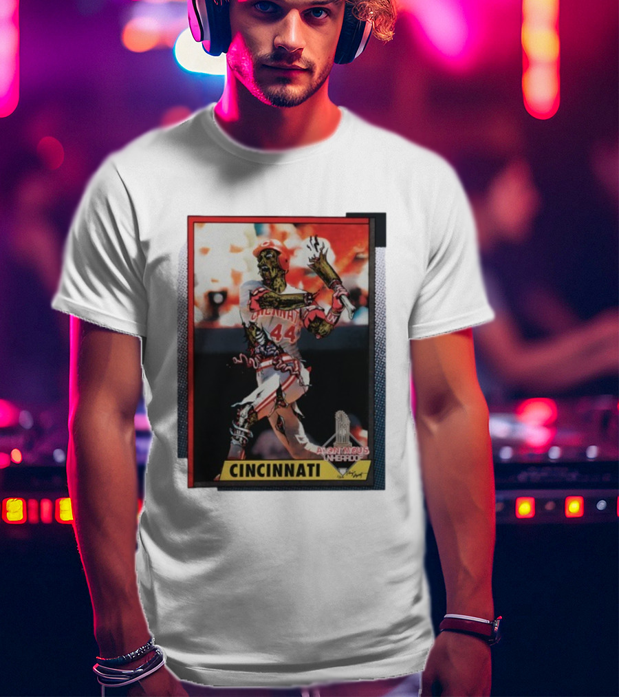 Zombie Elly De La Cruz Cincinnati Reds 44 Anonymous NeRFD00 It’s A Whole New Ballgame T-Shirt