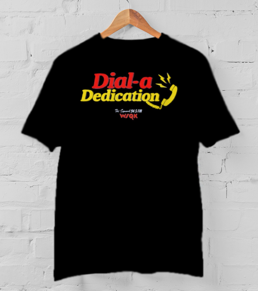 Dial-a-Dedication WSQK The Squawk Stranger Things Retro Theme T-Shirt