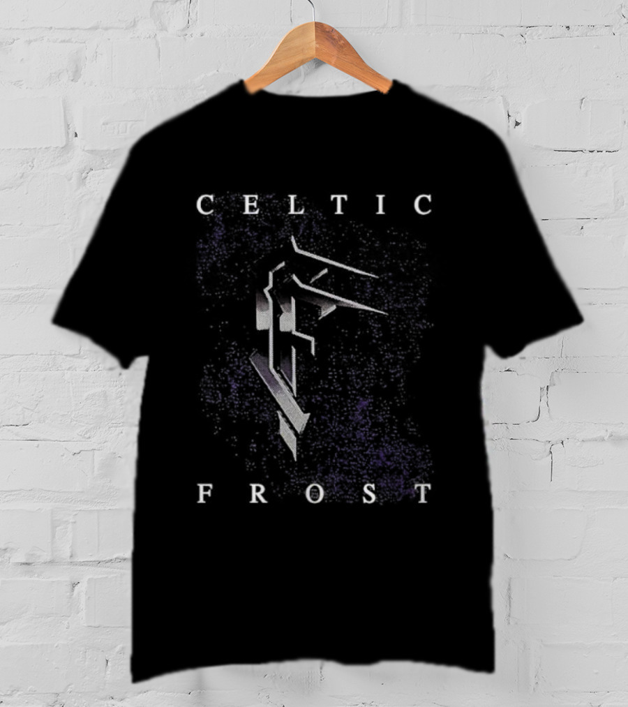 Celtic Frost Heavy Metal Band Symbol Purple Abstract T-Shirt