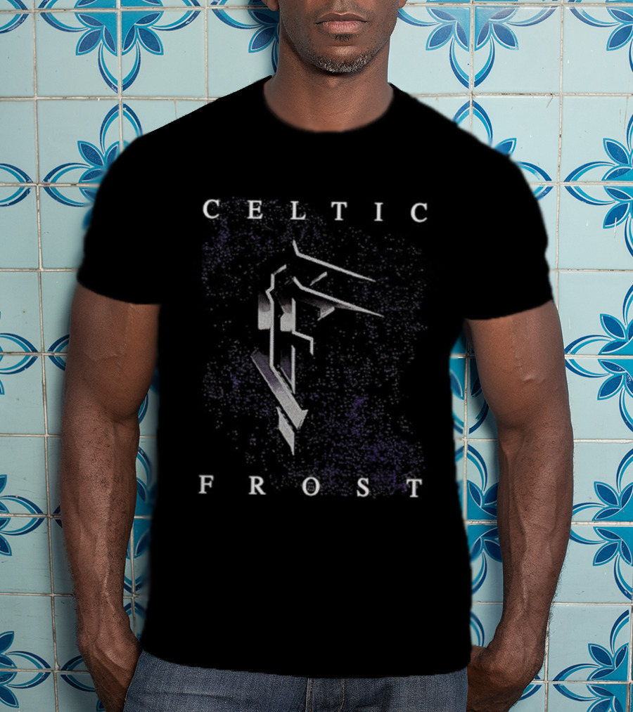 Celtic Frost Heavy Metal Band Symbol Purple Abstract T-Shirt