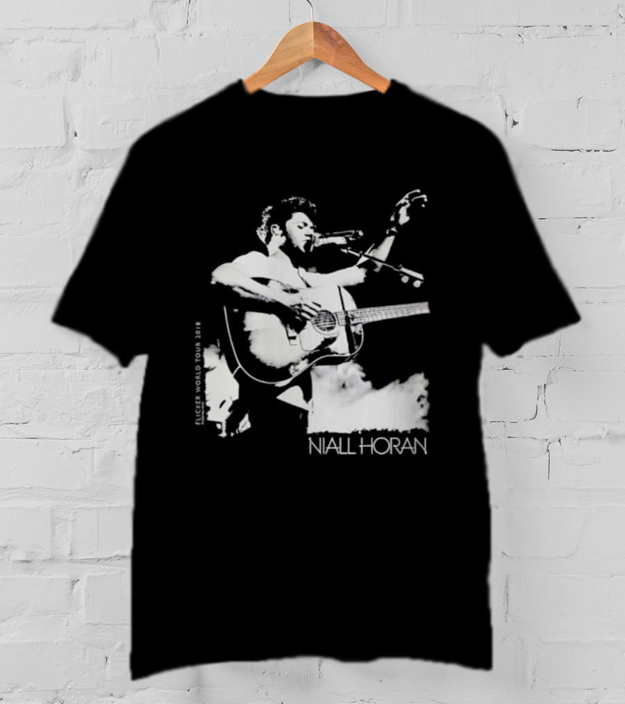 Niall Horan Flicker World Tour 2018 Acoustic Illustration T-Shirt
