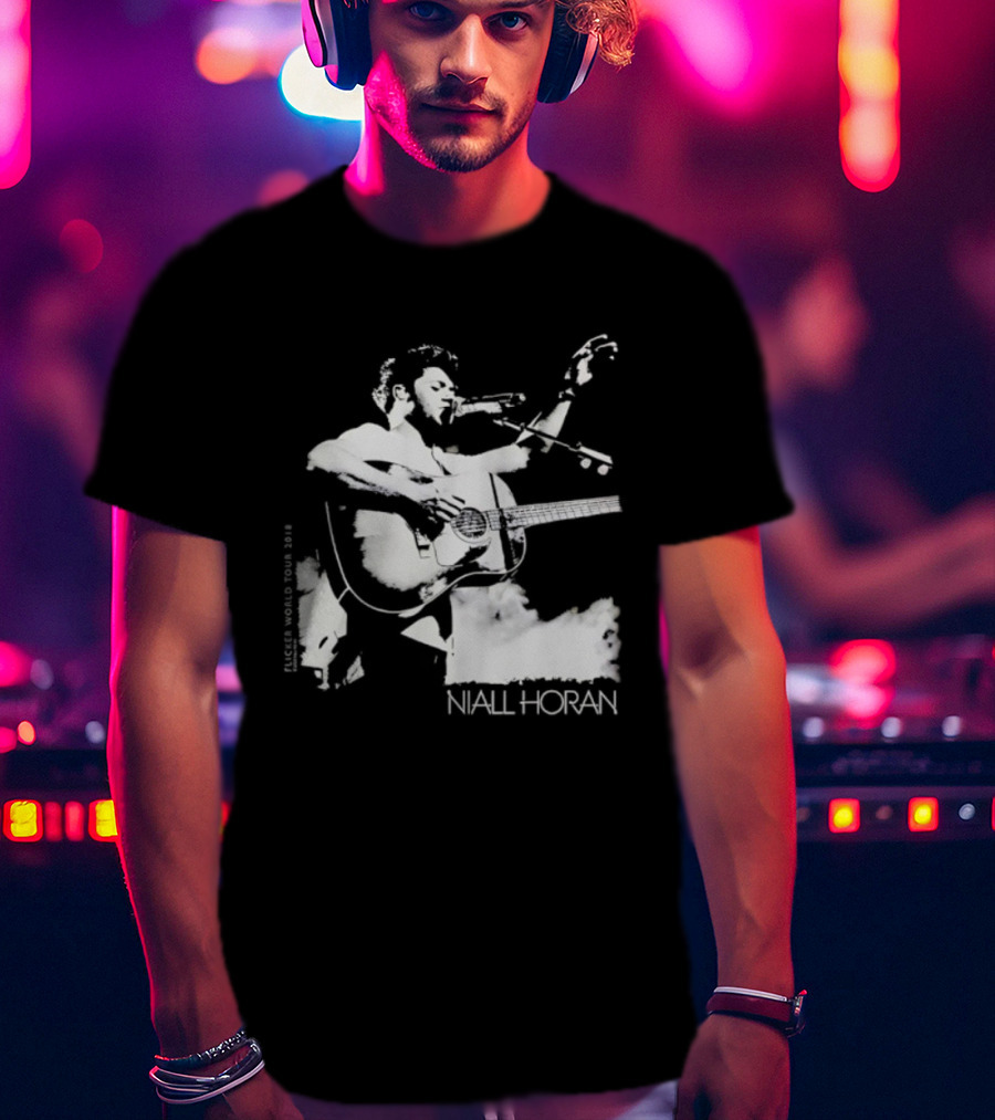 Niall Horan Flicker World Tour 2018 Acoustic Illustration T-Shirt