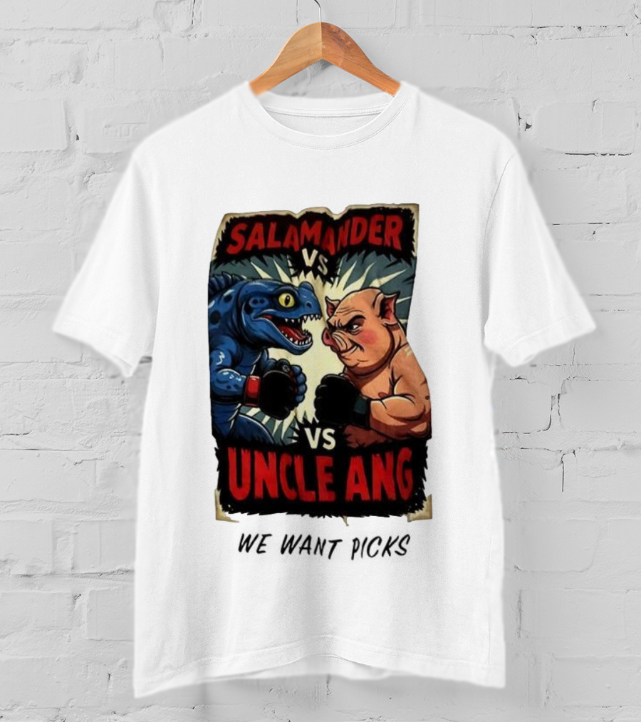 Salamander Vs Uncle Ang Boxing Showdown T-Shirt