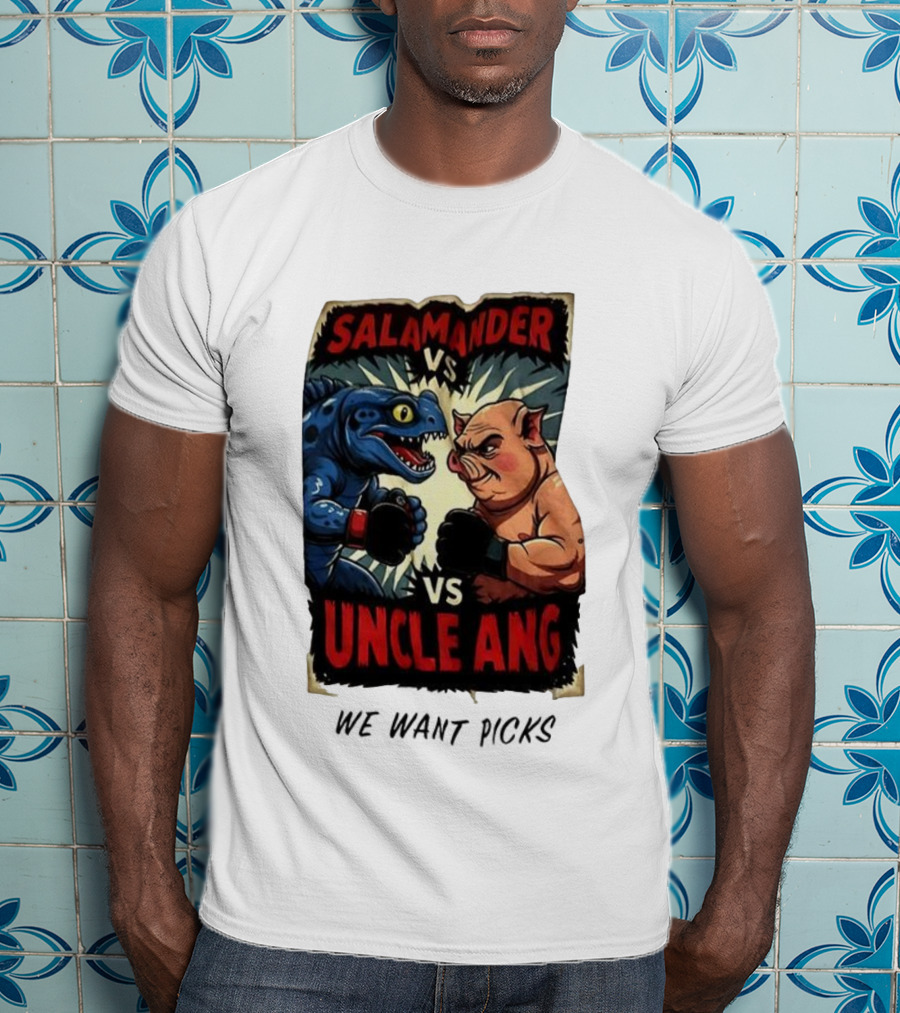 Salamander Vs Uncle Ang Boxing Showdown T-Shirt