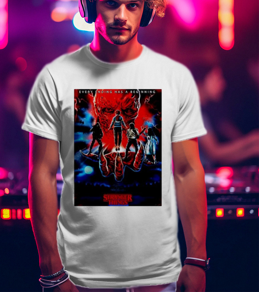 Stranger Things Every Ending Has A Beginning Halloween T-Shirt