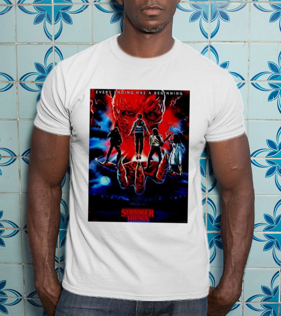 Stranger Things Every Ending Has A Beginning Halloween T-Shirt