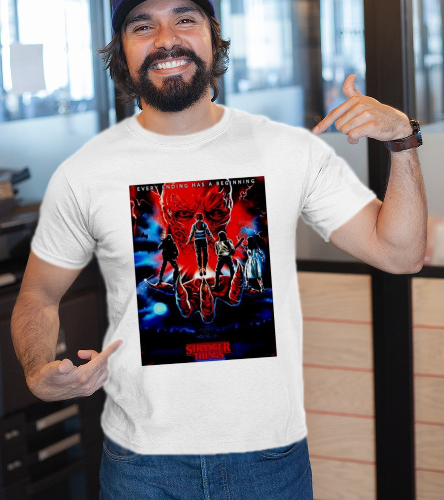 Stranger Things Every Ending Has A Beginning Halloween T-Shirt
