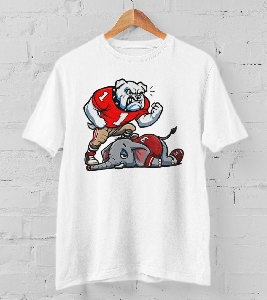 UGA Bulldogs Defeat Alabama SEC Champions Rivalry Football Victory T-Shirt