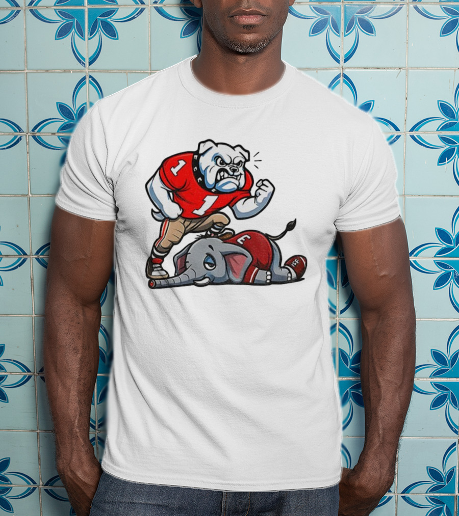 UGA Bulldogs Defeat Alabama SEC Champions Rivalry Football Victory T-Shirt