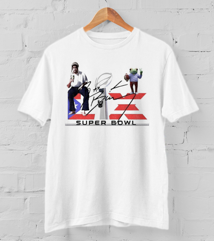 Benito Super Bowl Funny Signature With Frog And Acoustic Guitar T-Shirt
