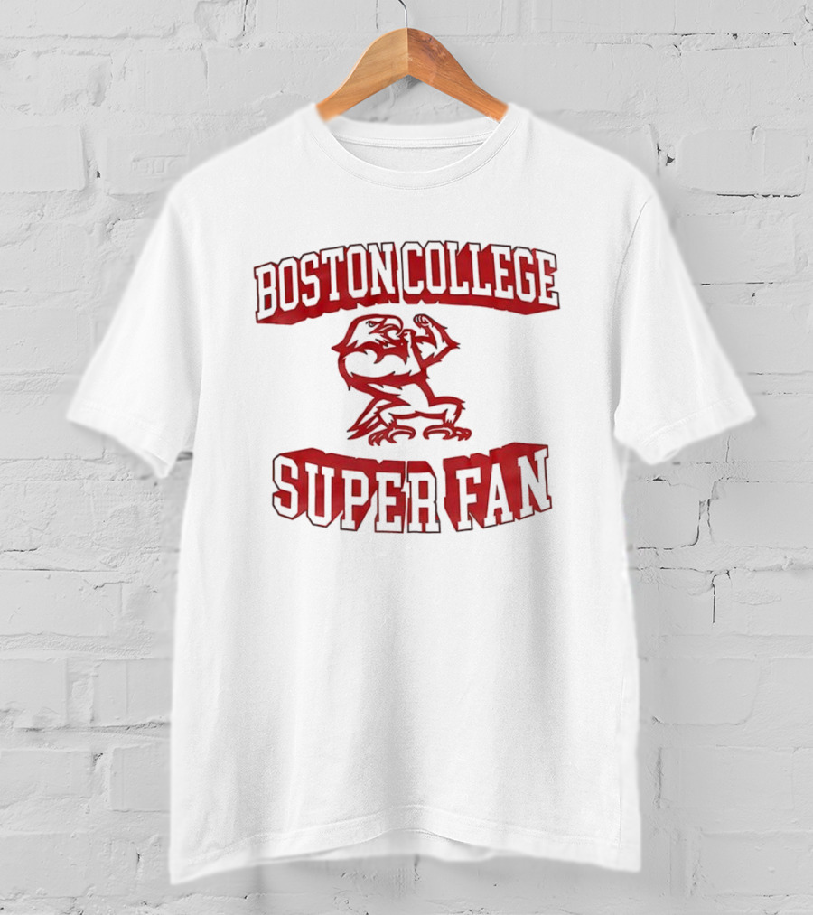 Boston College Eagles Super Fan Fierce Mascot T-Shirt