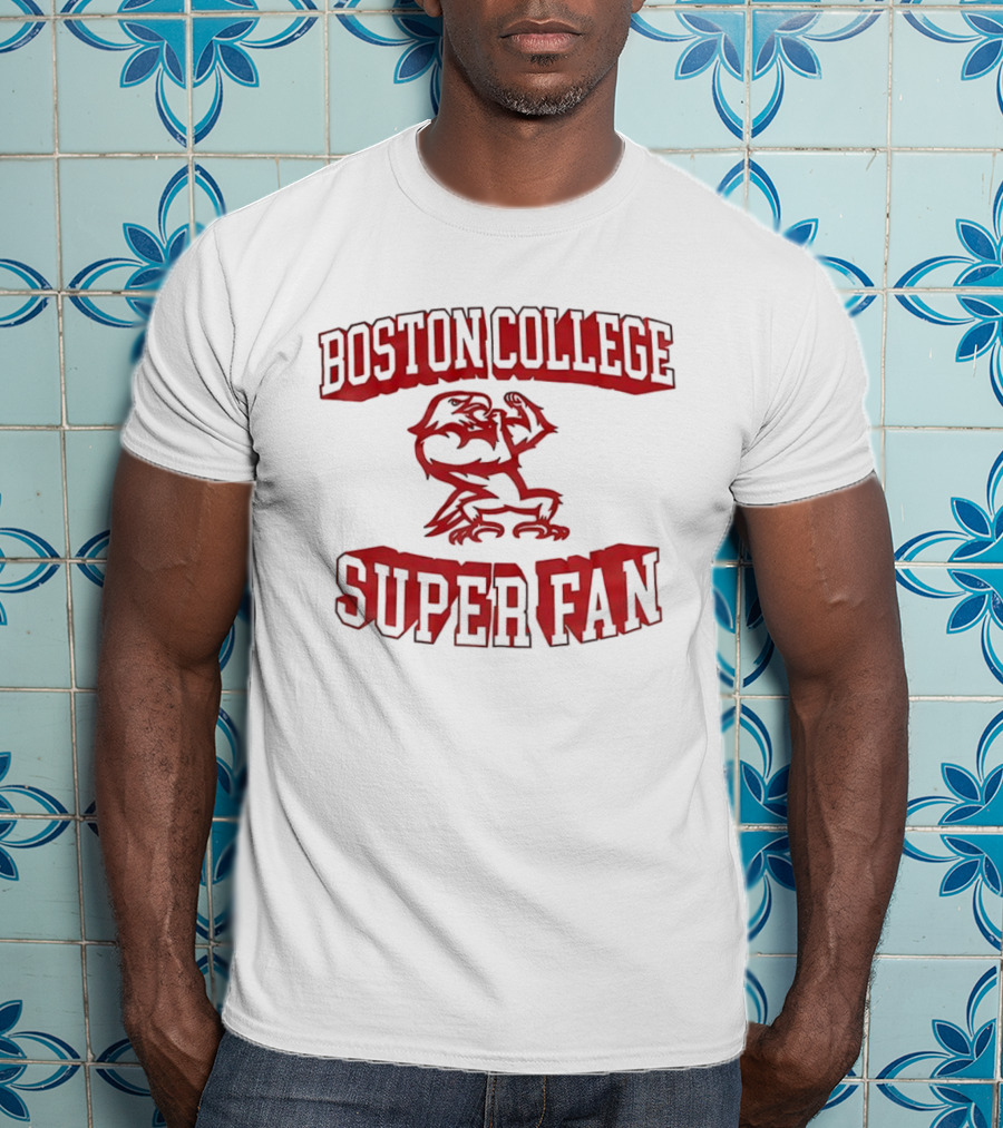 Boston College Eagles Super Fan Fierce Mascot T-Shirt