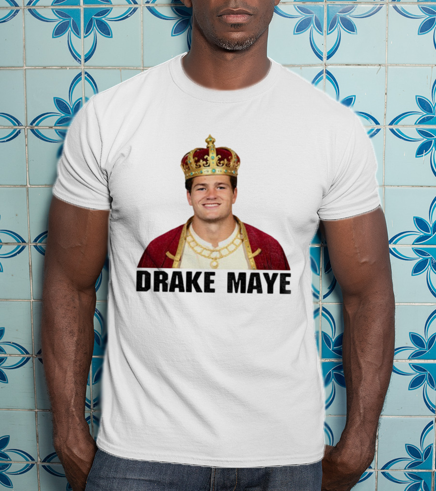 Drake Maye King Black Series New England Patriots NFL Football 2025 T-Shirt