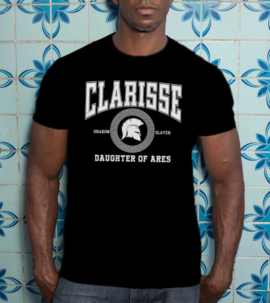 Clarisse Daughter Of Ares Battle Ready Spartan Helmet T-Shirt
