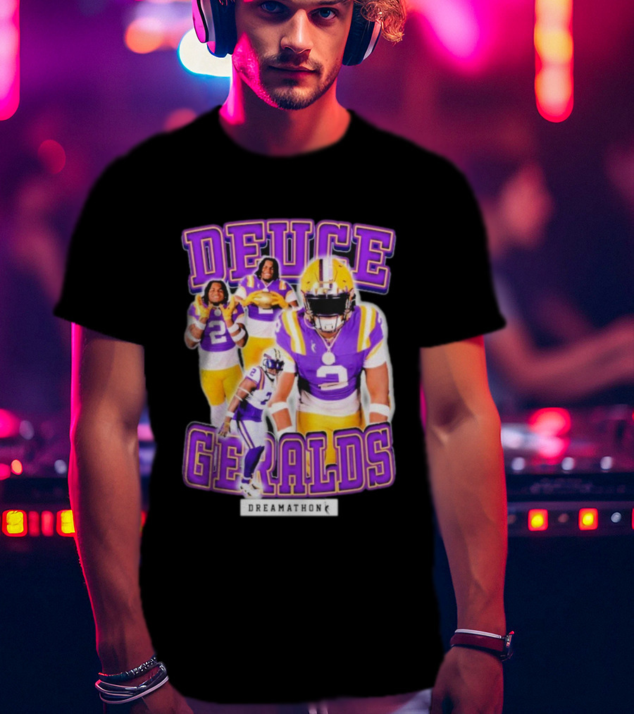 Deuce Geralds Dreamathon Football Player Highlights T-Shirt