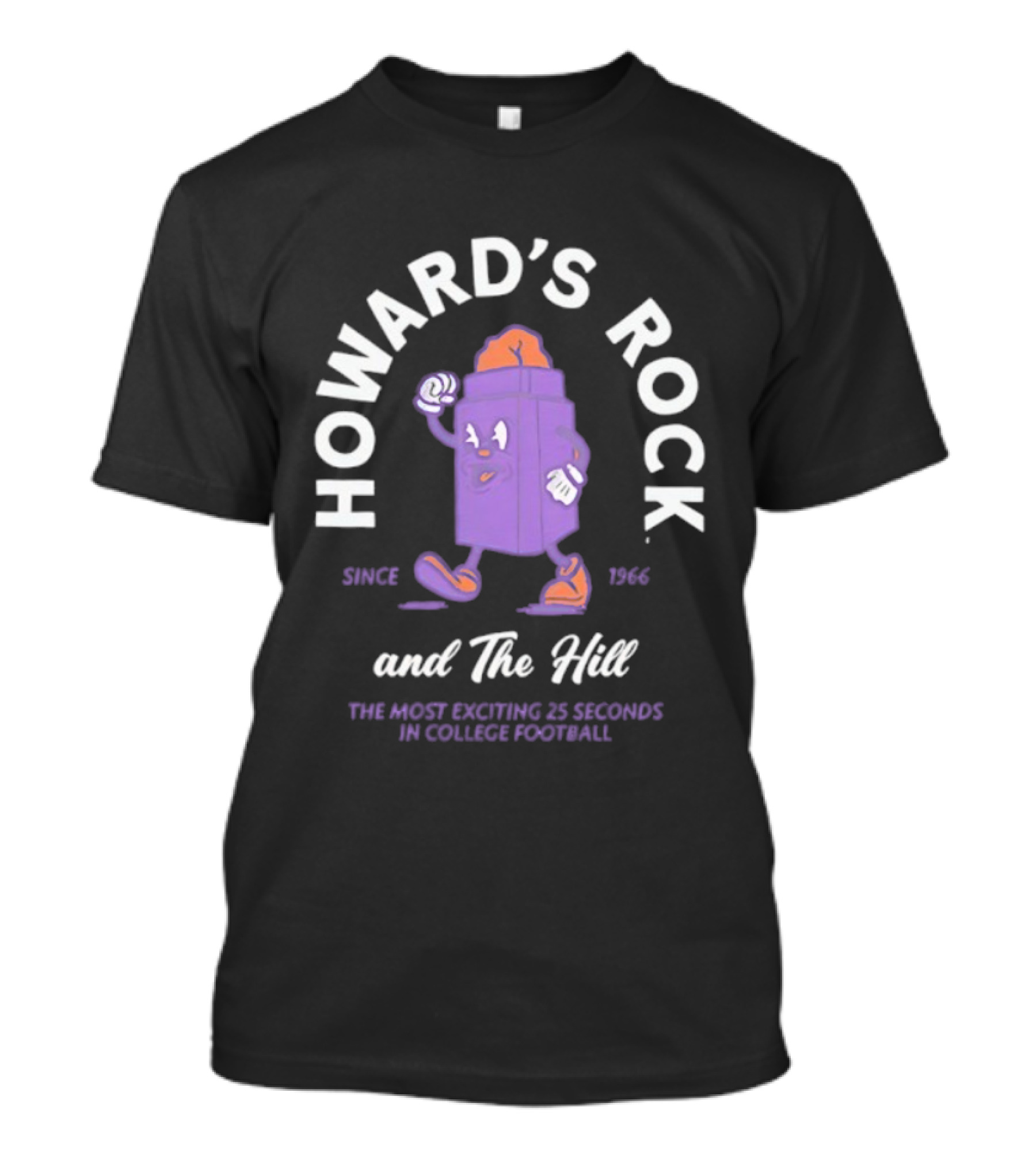 Howard’s Rock And The Hill Clemson Tigers 1966 Most Exciting 25 Seconds In College Football T-Shirt