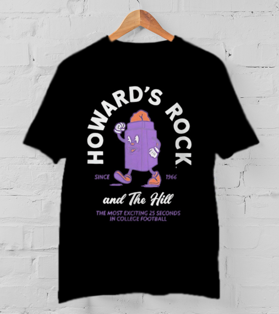 Howard’s Rock And The Hill Clemson Tigers 1966 Most Exciting 25 Seconds In College Football T-Shirt