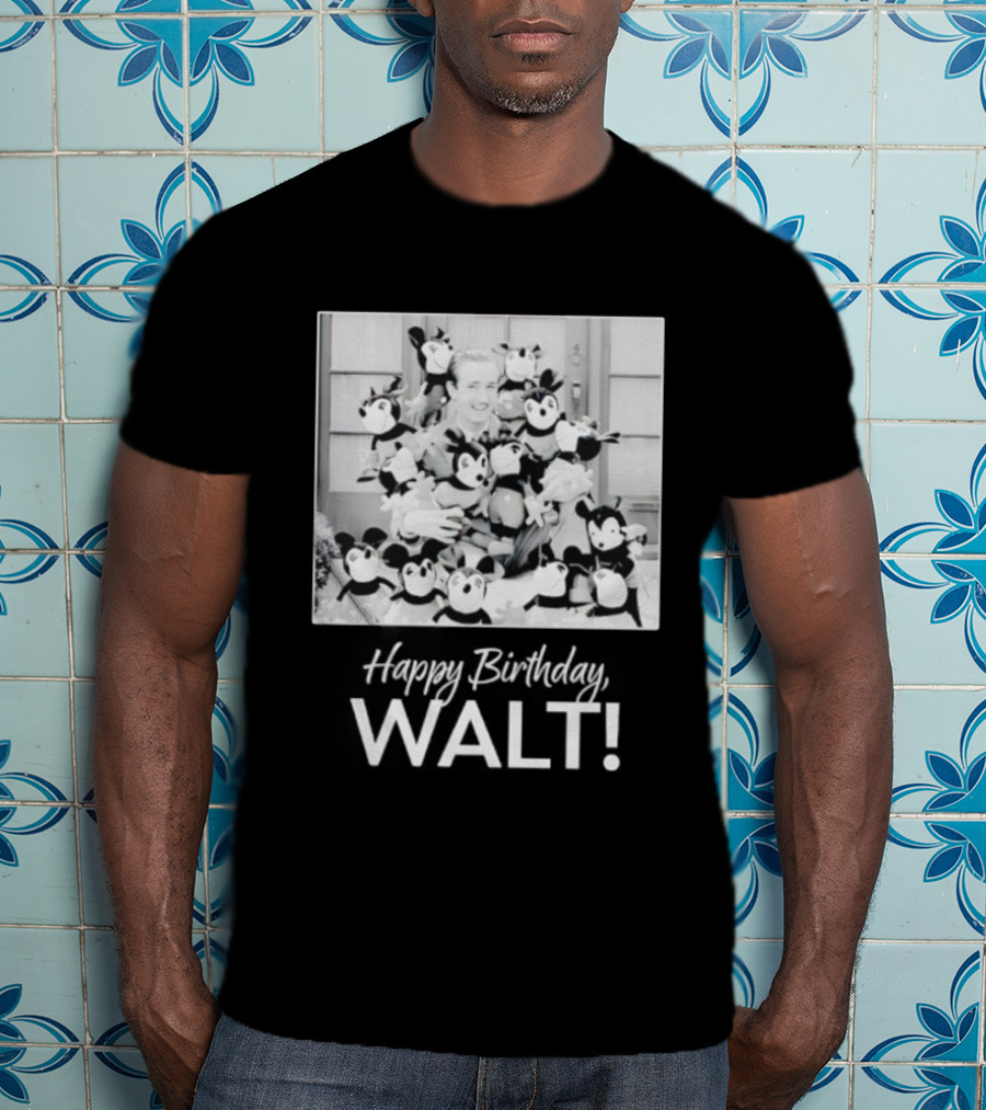 Happy Birthday Walt Disney Mickey Mouse Celebration T-Shirt