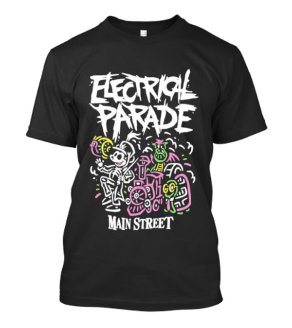 Mickey Mouse Main Street Electrical Parade Classic Retro Style T-Shirt