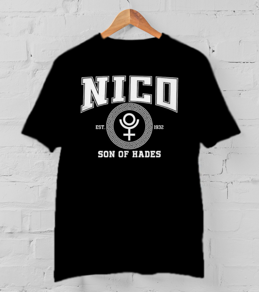 Nico Son Of Hades Underworld Symbol Crest T-Shirt