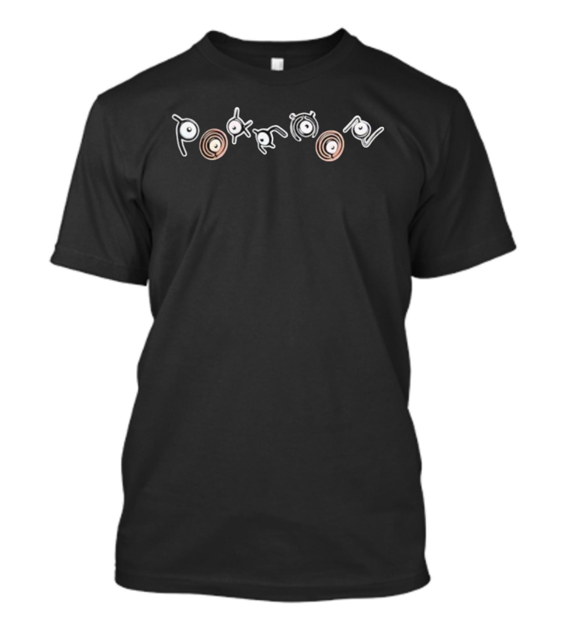 Tommy Bowe Unown Pokémon Text Design T-Shirt