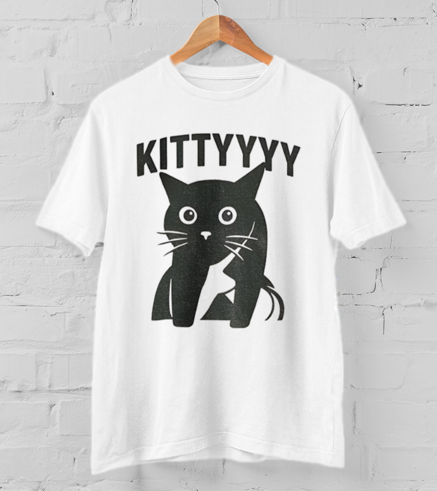 KITTTYYYY Funny Twitch Cat Meme T-Shirt