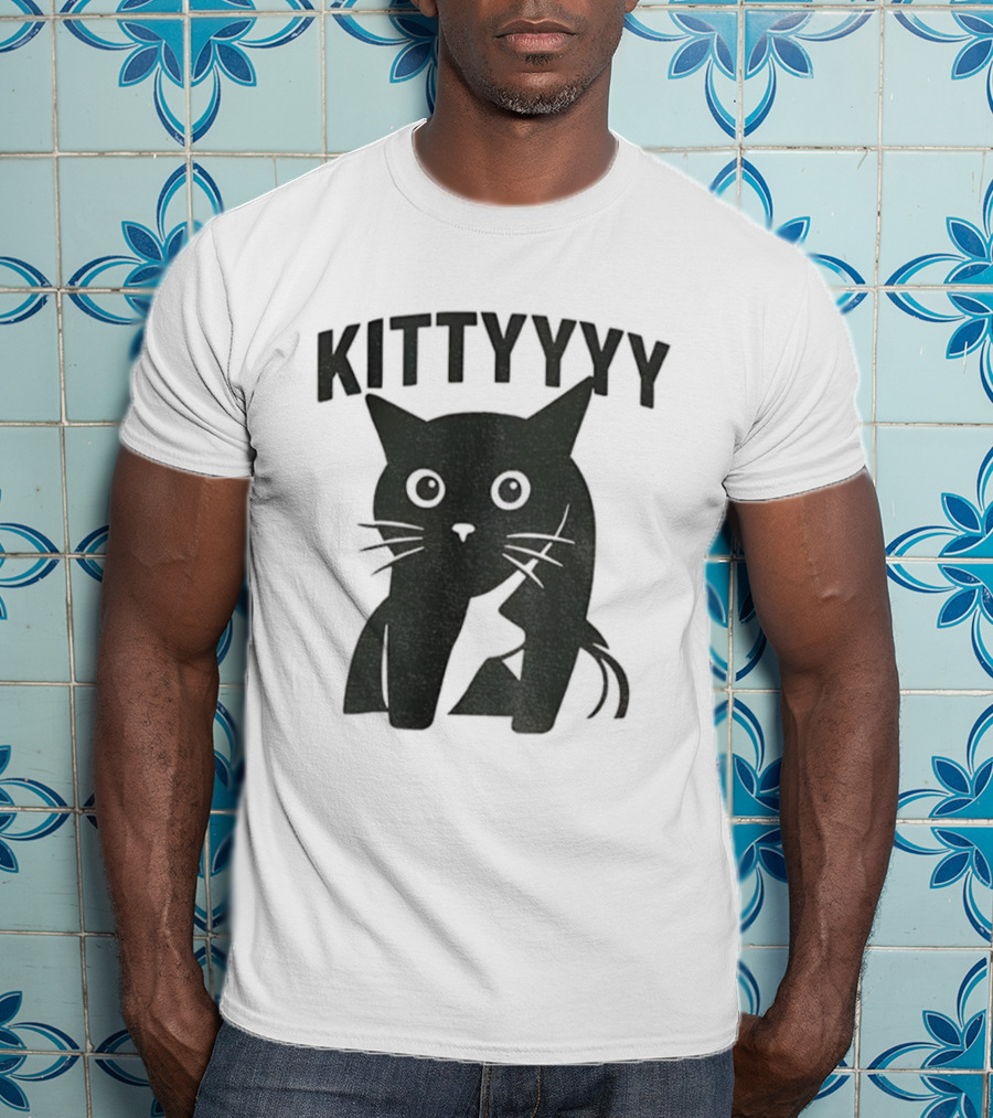 KITTTYYYY Funny Twitch Cat Meme T-Shirt