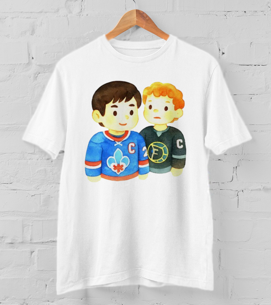 Ilya Rozanov Shane Hollander Chibi Hockey Rivalry Fan Art T-Shirt