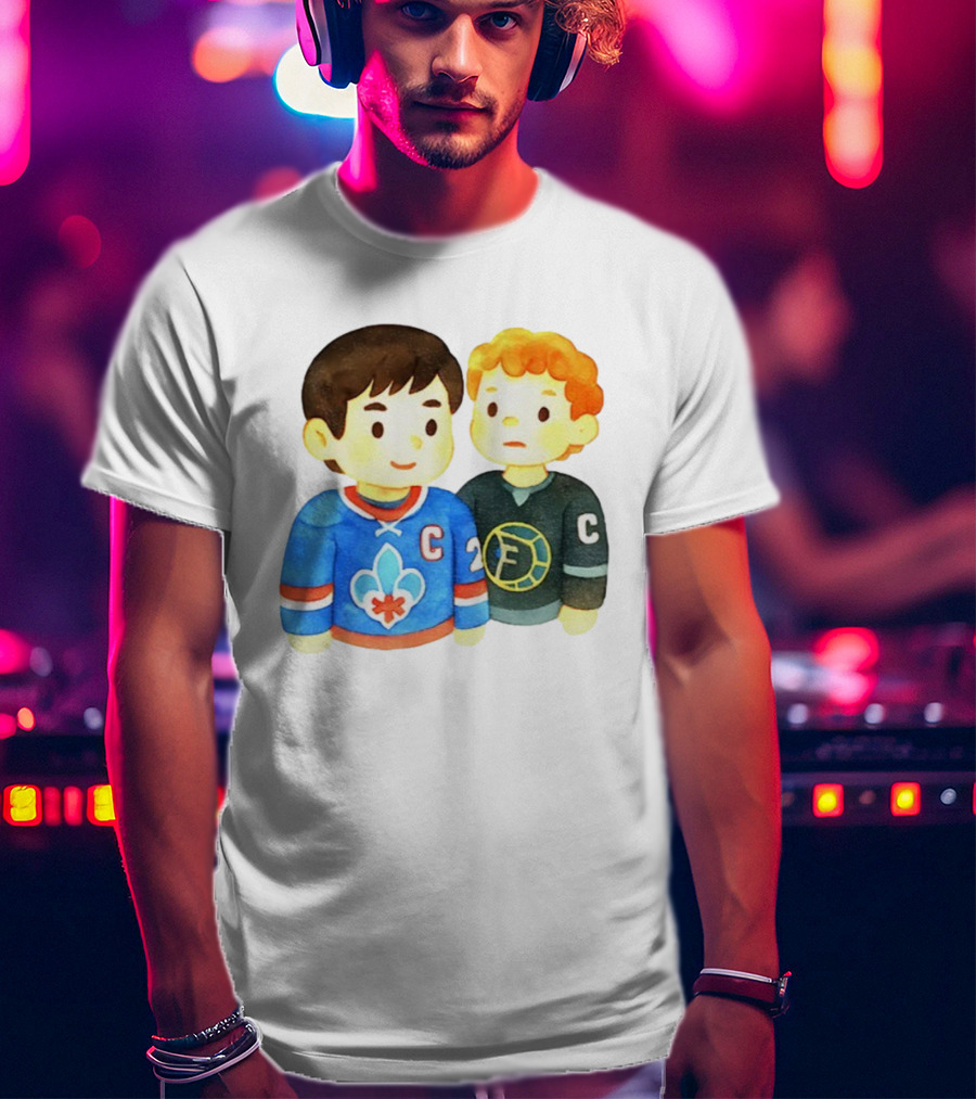 Ilya Rozanov Shane Hollander Chibi Hockey Rivalry Fan Art T-Shirt