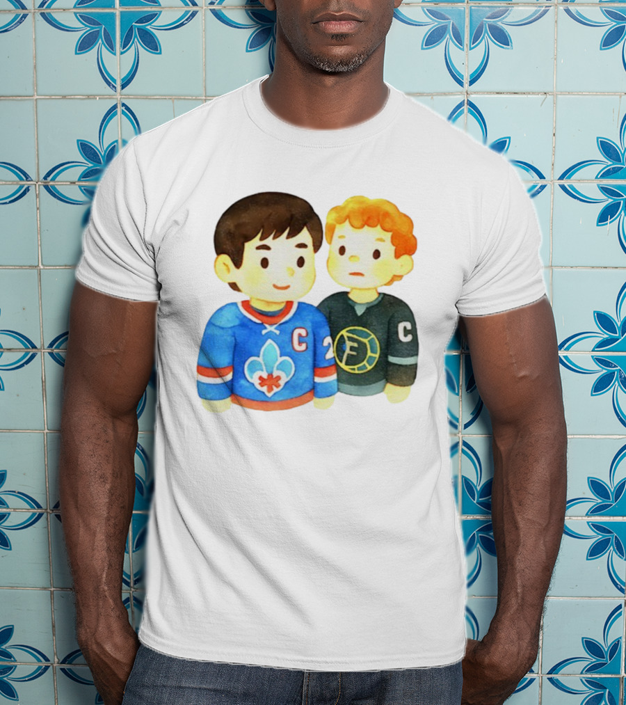 Ilya Rozanov Shane Hollander Chibi Hockey Rivalry Fan Art T-Shirt