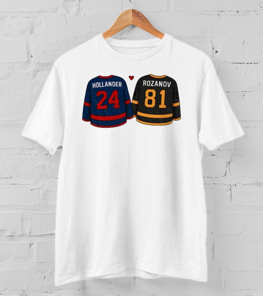 Hollander 24 Rozanov 81 Heated Rivalry Hockey Lovers T-Shirt