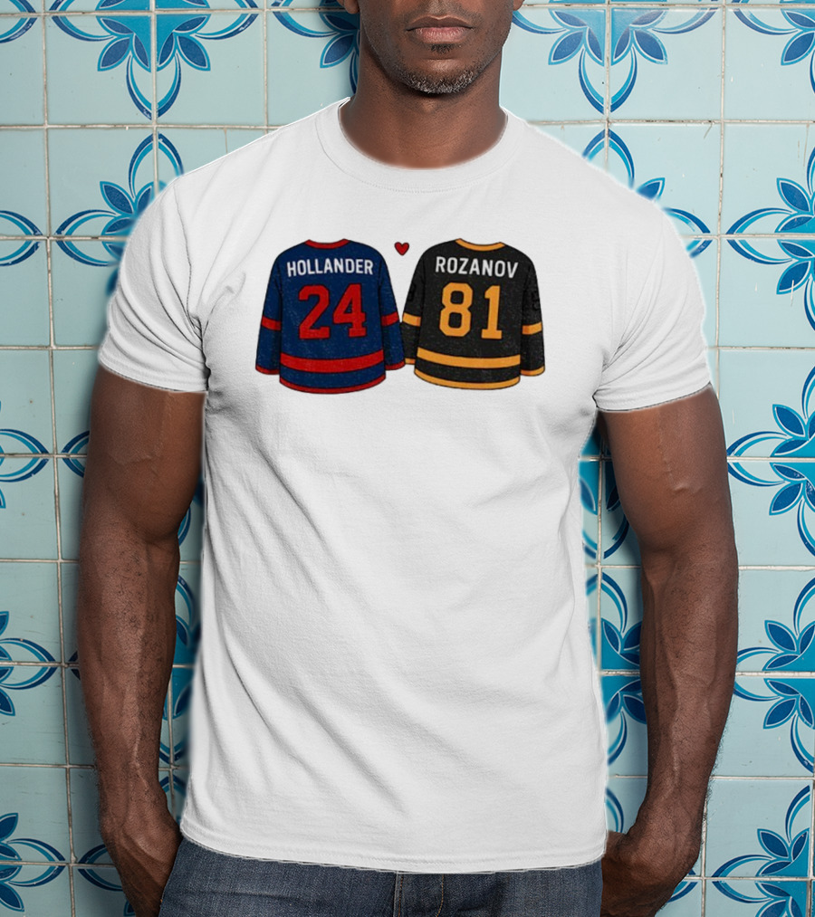 Hollander 24 Rozanov 81 Heated Rivalry Hockey Lovers T-Shirt