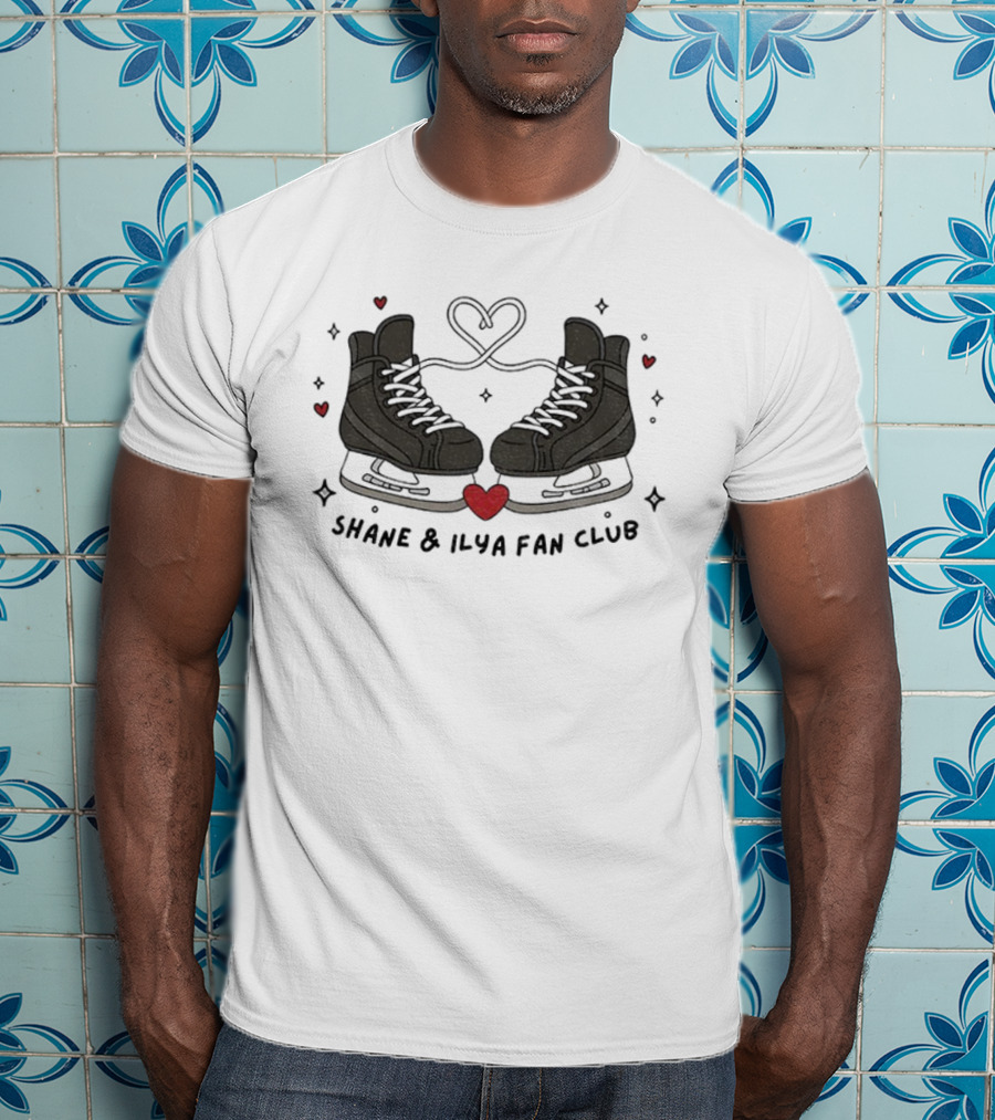 Shane Ilya Heated Rivalry Hockey Shoes Fan Club Heart T-Shirt