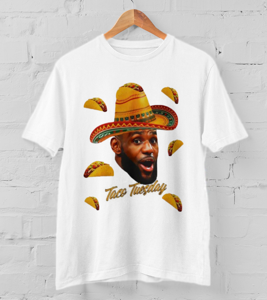 Taco Bell LeBron James Sombrero Taco Tuesday T-Shirt