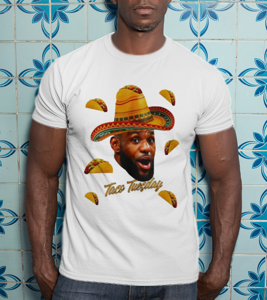 Taco Bell LeBron James Sombrero Taco Tuesday T-Shirt