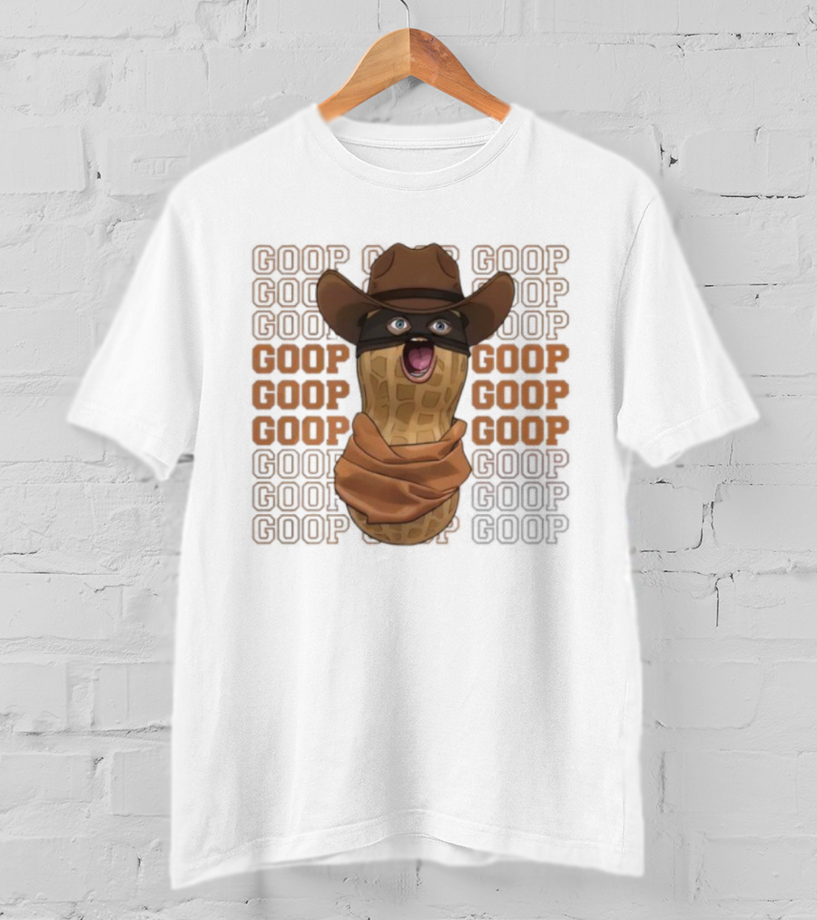 GOOP Burnt Peanut Meme Cowboy Avocado Bandit T-Shirt