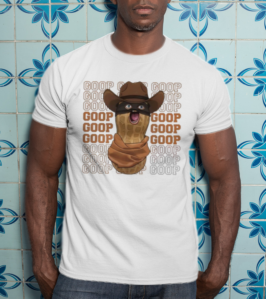 GOOP Burnt Peanut Meme Cowboy Avocado Bandit T-Shirt