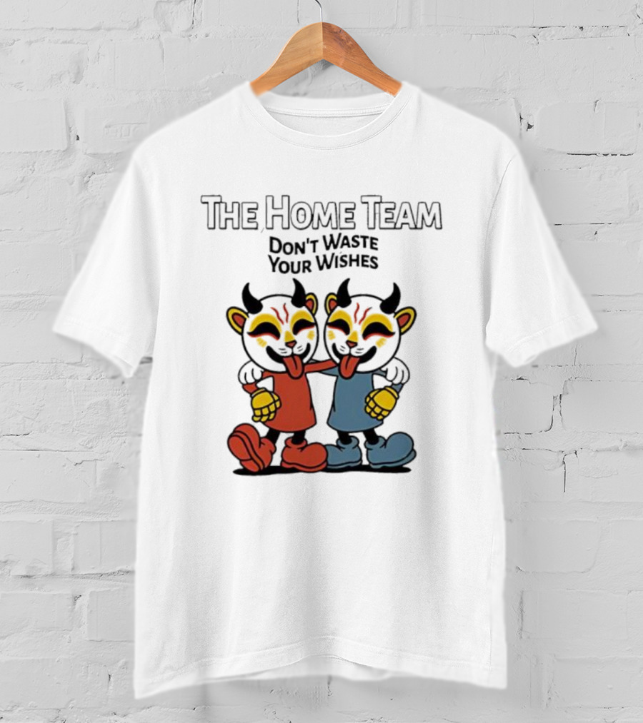 The Home Team Don’t Waste Your Wishes Album Playful Characters T-Shirt