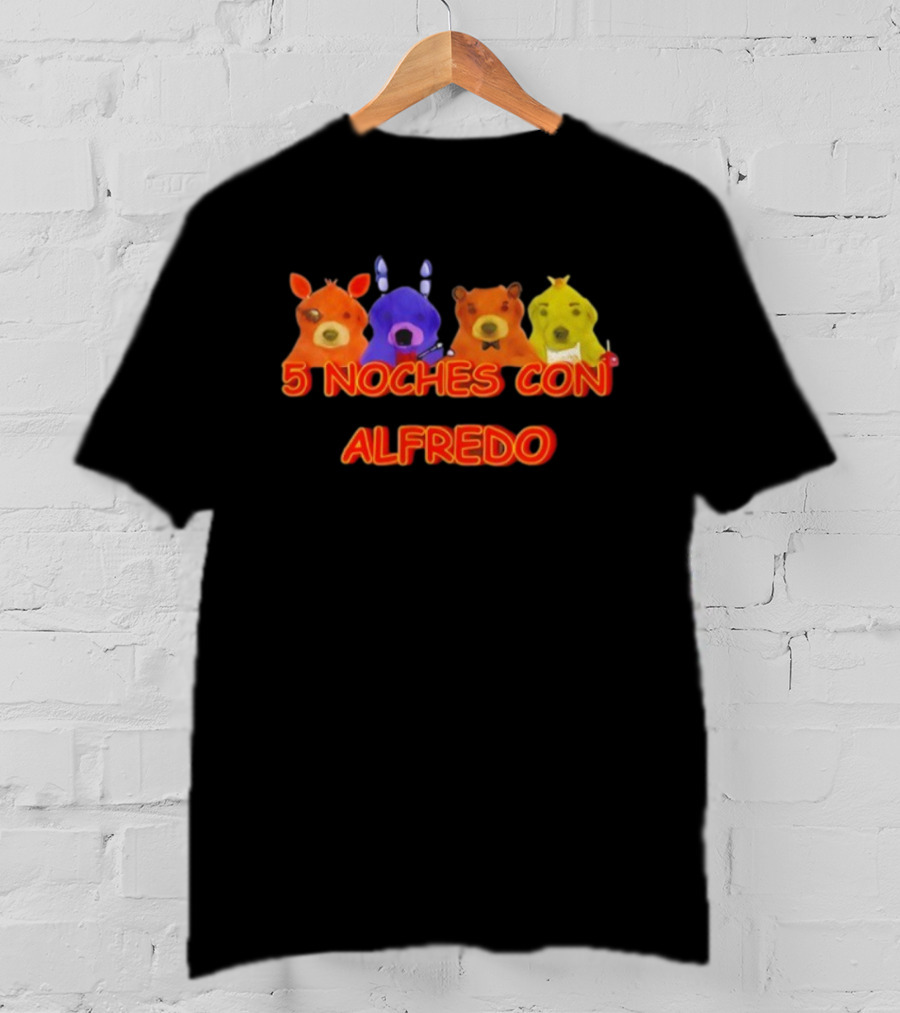5 Noches Con Alfredo Colorful Characters T-Shirt